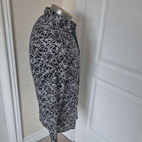 Guess Monochrome Patterned Shirt - Picture 6 of 16